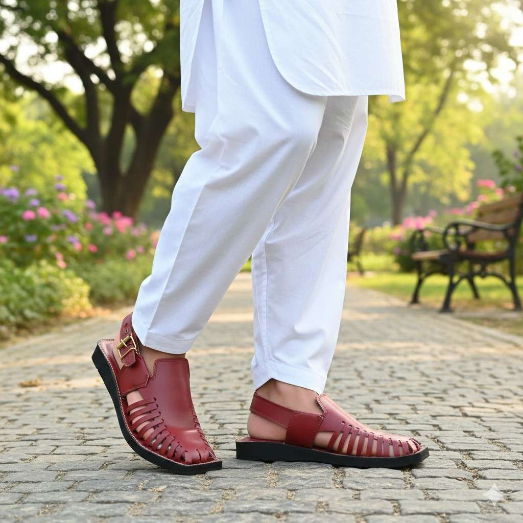 New Attractive Design Of Peshawari Chappal Code 32 light mustard