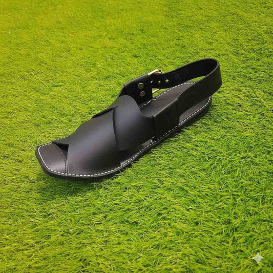 Special open design peshawari chappal