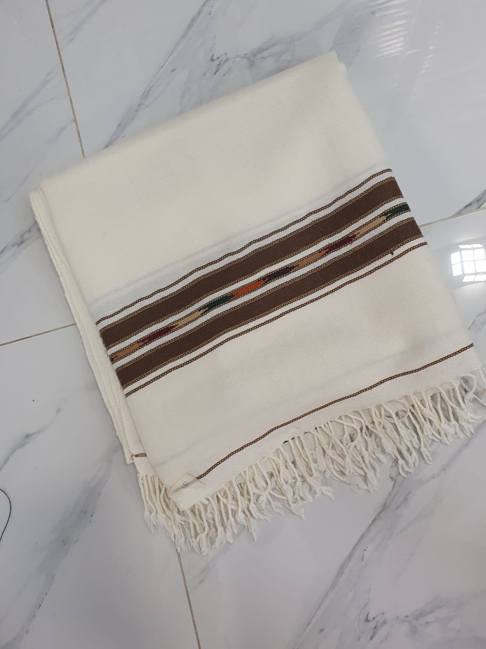 Code C13 Off-white shawls For Mens