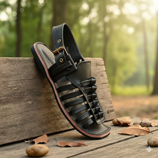 Unique design of pashawari sandal for summer
